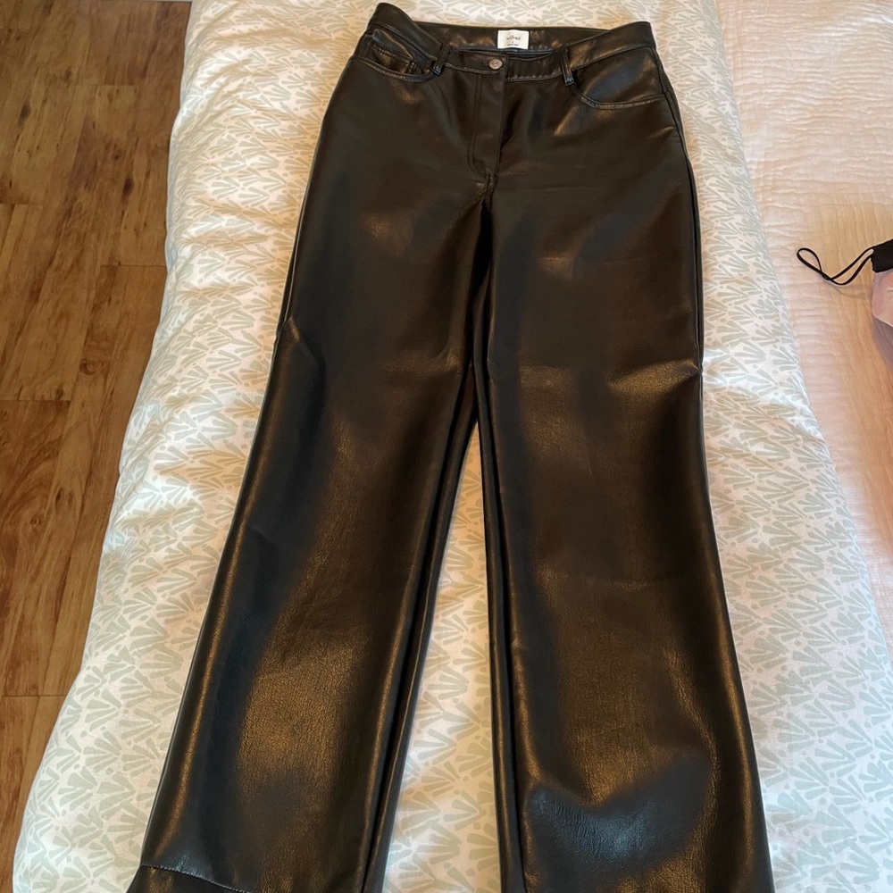 Aritzia Wilfred Melina Vegan Leather Pant